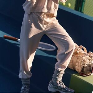 NWT Free People FP Movement Sand Washed Undefeated Joggers Sweatpants in Tofu